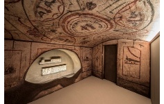 Ricostruzione delle catacombe di Vigna Randanini