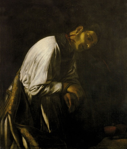 Caravaggio: "La decapitazione di S. Agapito".